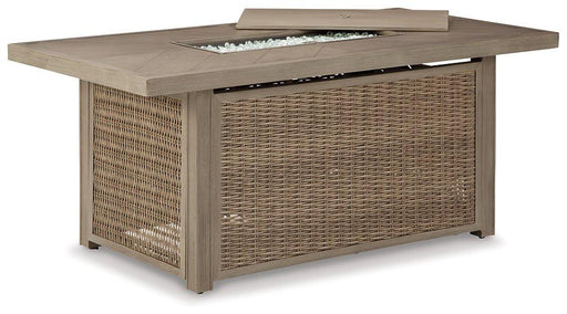 Beachcroft Outdoor Fire Pit Table - In Home Furniture (San Antonio, TX)