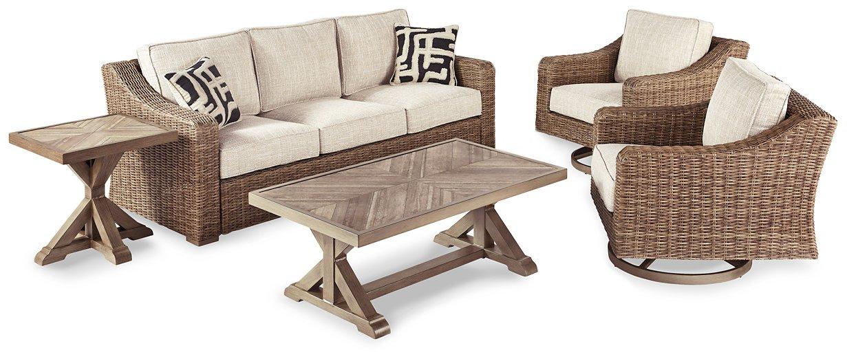 Beachcroft Outdoor Seating Set - In Home Furniture (San Antonio, TX)