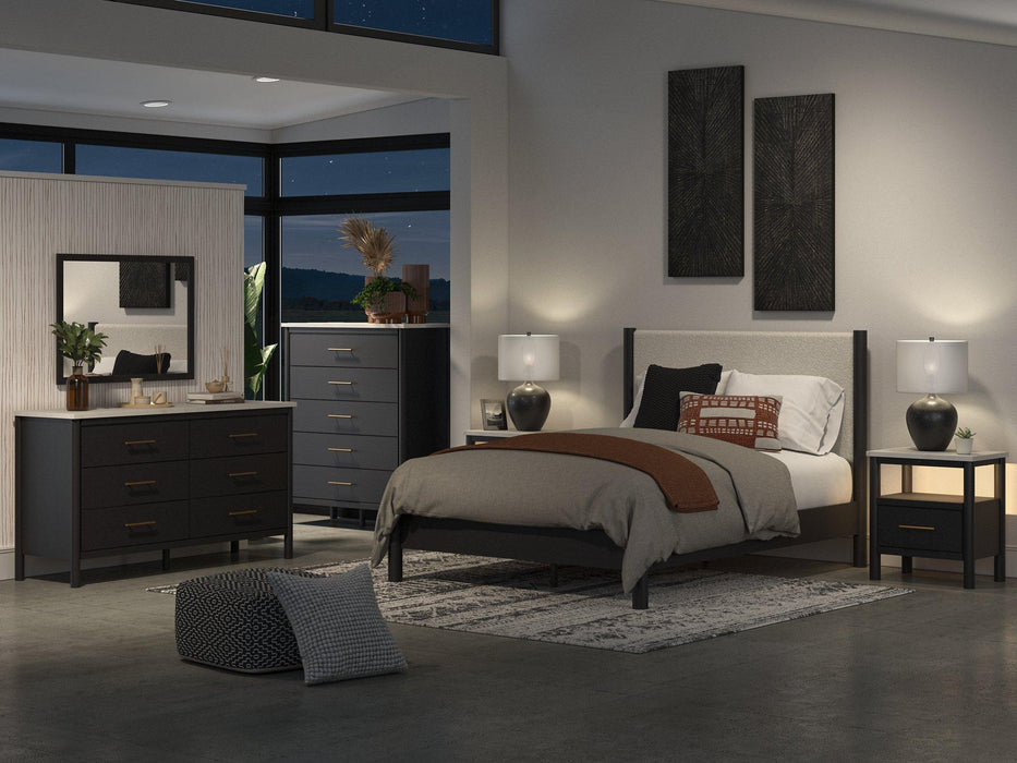 Cadmori Upholstered Bed - In Home Furniture (San Antonio, TX)
