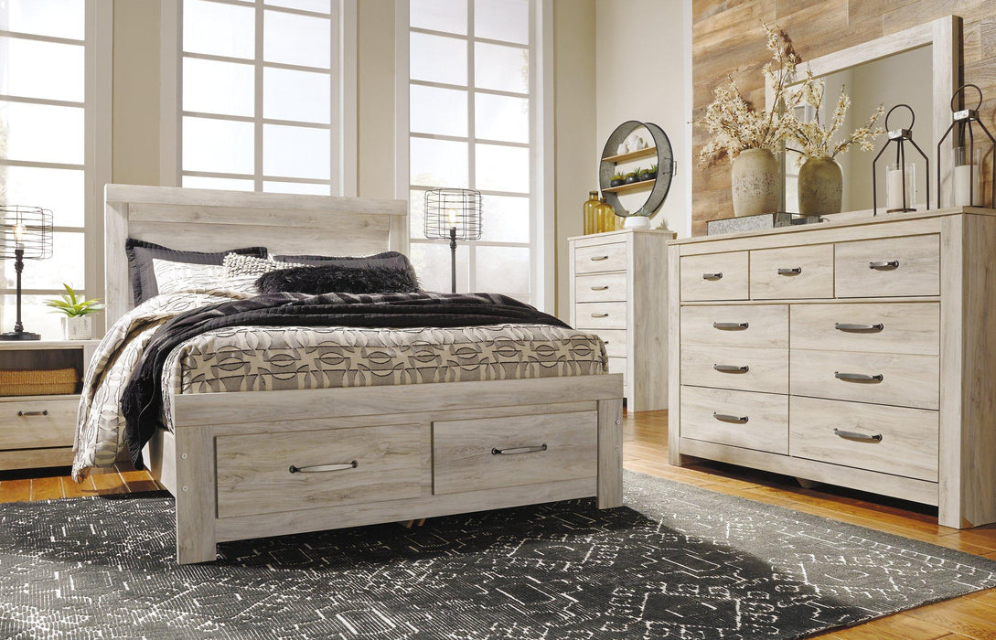 Bellaby Bed with 2 Storage Drawers - In Home Furniture (San Antonio, TX)