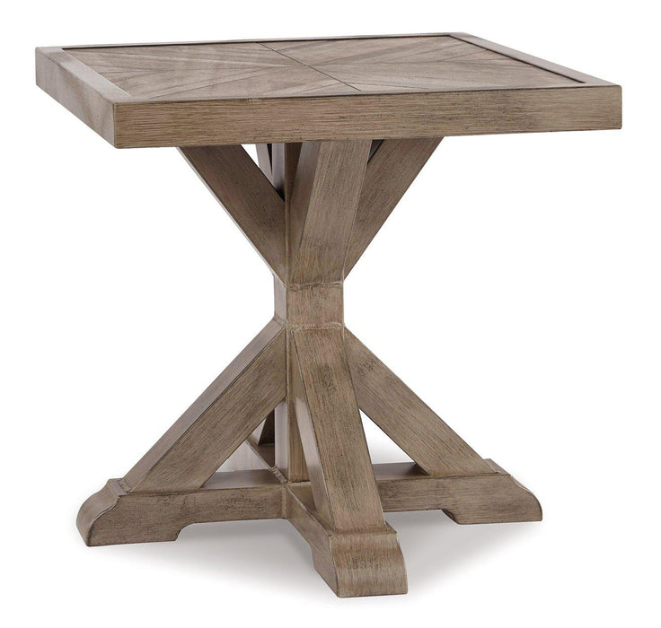 Beachcroft Outdoor End Table - In Home Furniture (San Antonio, TX)