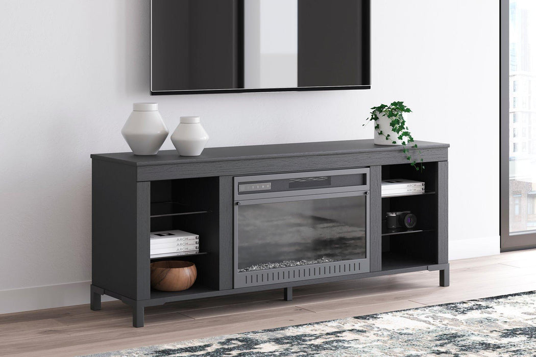 Cayberry Entertainment Center with Electric Fireplace - In Home Furniture (San Antonio, TX)