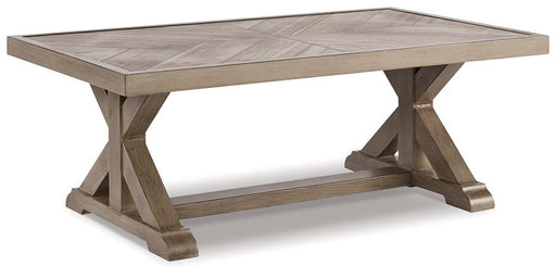 Beachcroft Outdoor Coffee Table - In Home Furniture (San Antonio, TX)
