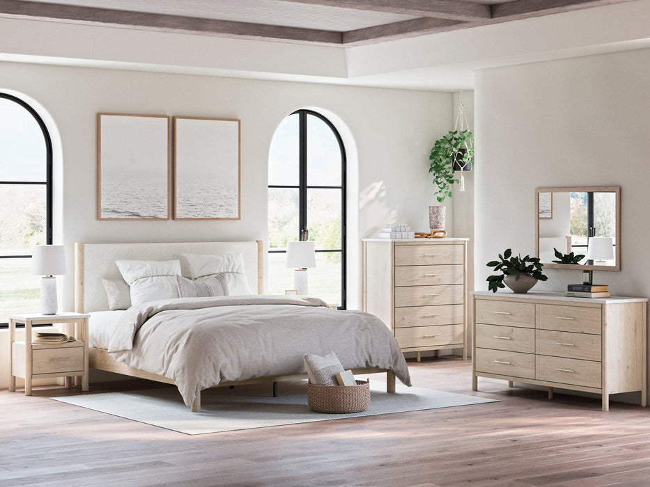 Cadmori Upholstered Bed - In Home Furniture (San Antonio, TX)