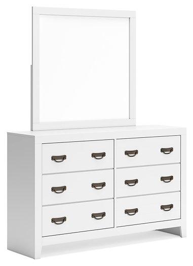 Binterglen Dresser and Mirror - In Home Furniture (San Antonio, TX)