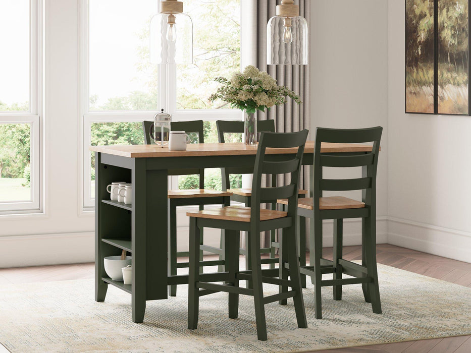 Gesthaven Counter Height Dining Table - In Home Furniture (San Antonio, TX)