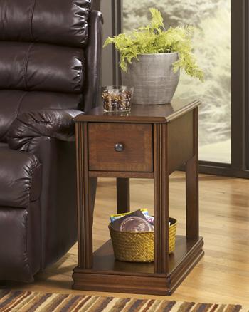 Breegin Chairside End Table - In Home Furniture (San Antonio, TX)