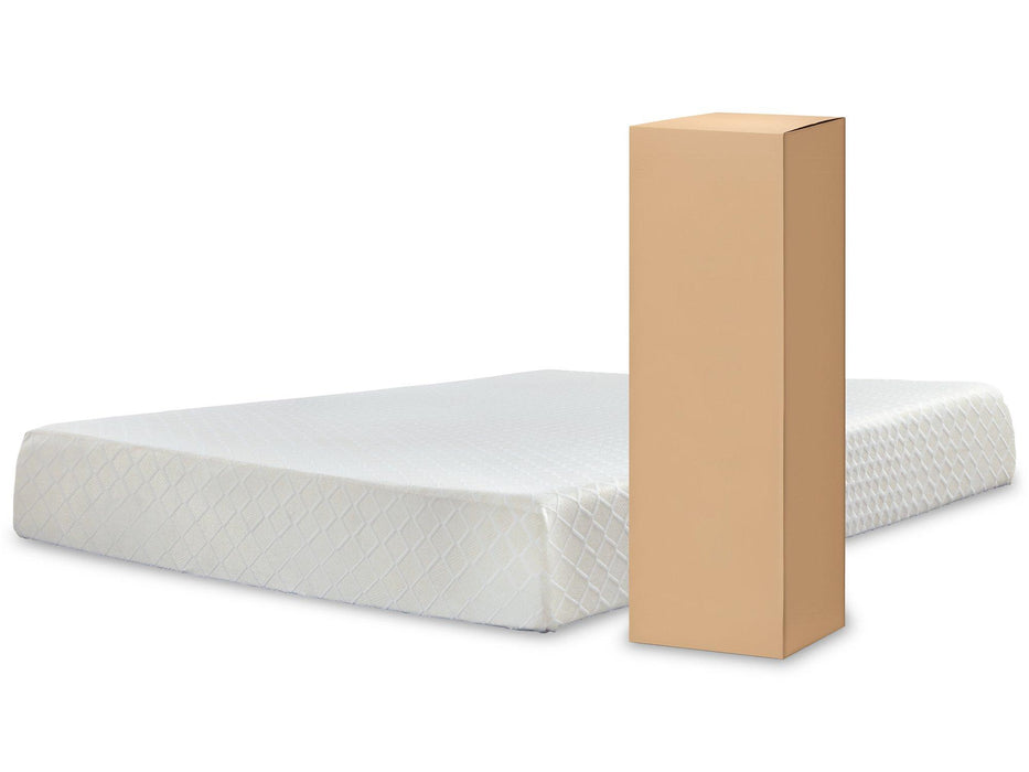 10 Inch Chime Memory Foam Mattress Set - In Home Furniture (San Antonio, TX)