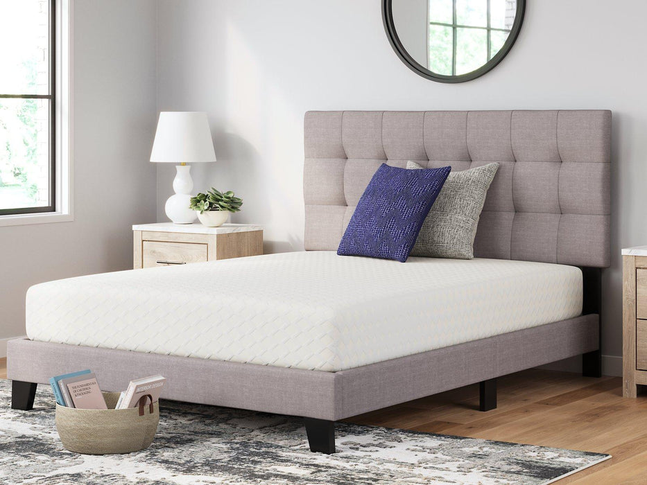 10 Inch Chime Memory Foam Mattress Set - In Home Furniture (San Antonio, TX)