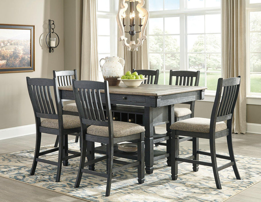 Tyler Creek Counter Height Dining Set - In Home Furniture (San Antonio, TX)