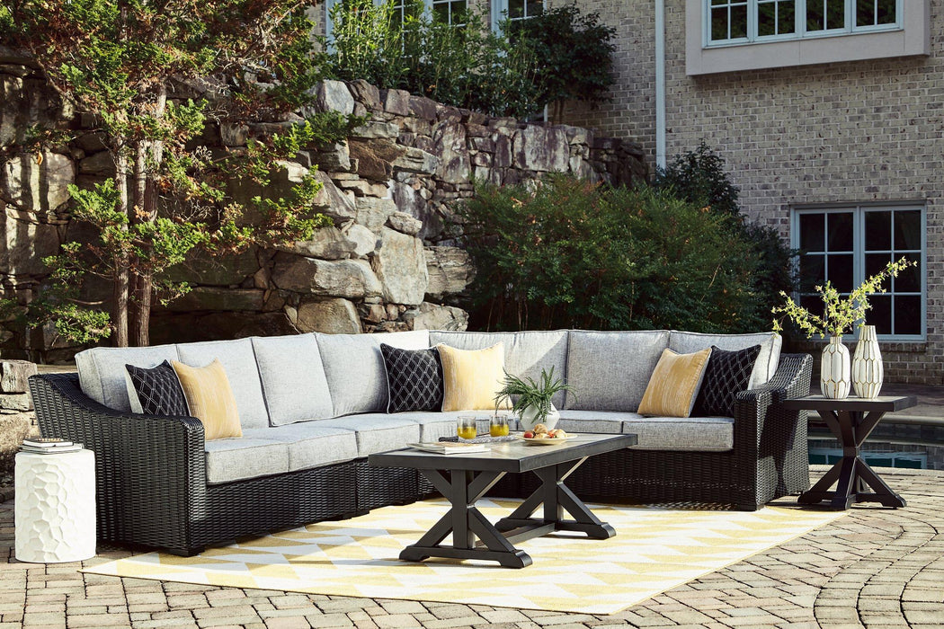 Beachcroft Outdoor Sectional - In Home Furniture (San Antonio, TX)