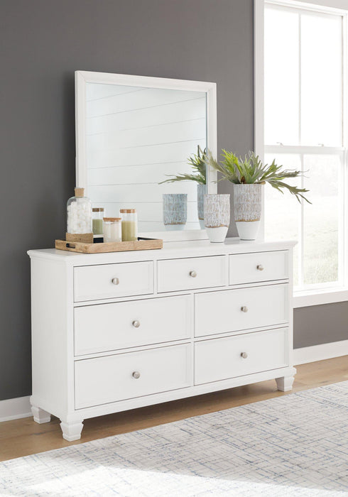 Fortman Dresser and Mirror - In Home Furniture (San Antonio, TX)