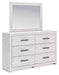 Cayboni Dresser and Mirror - In Home Furniture (San Antonio, TX)