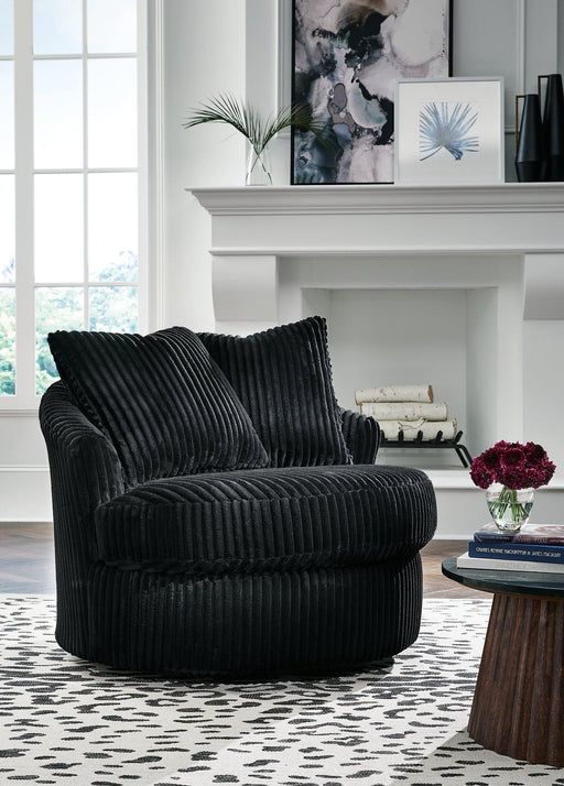 Gramwell Swivel Accent Chair - In Home Furniture (San Antonio, TX)