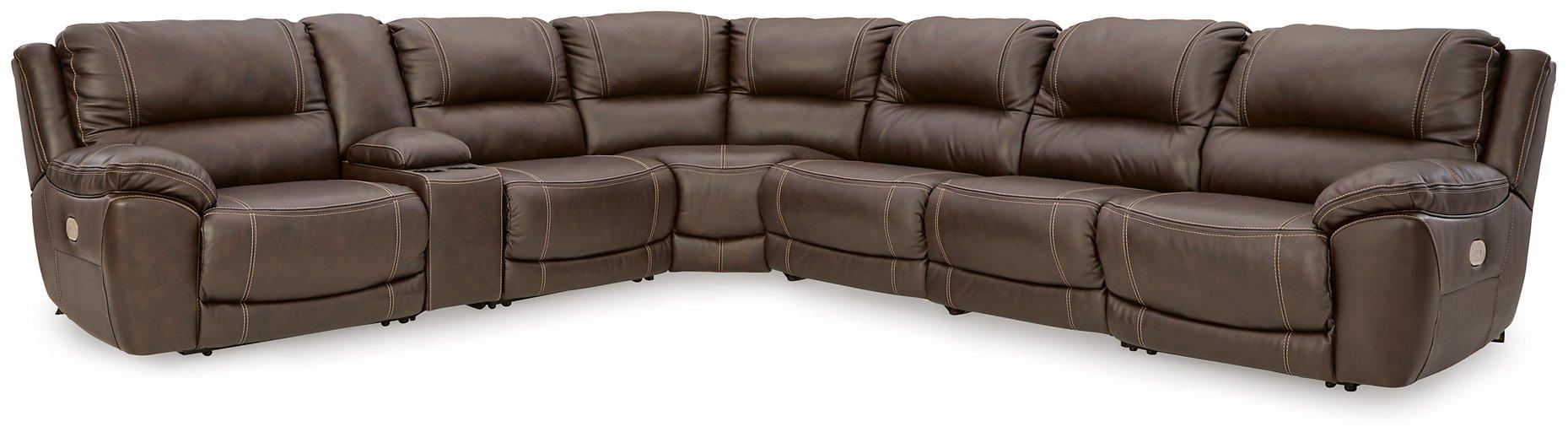 Dunleith Power Reclining Sectional - In Home Furniture (San Antonio, TX)