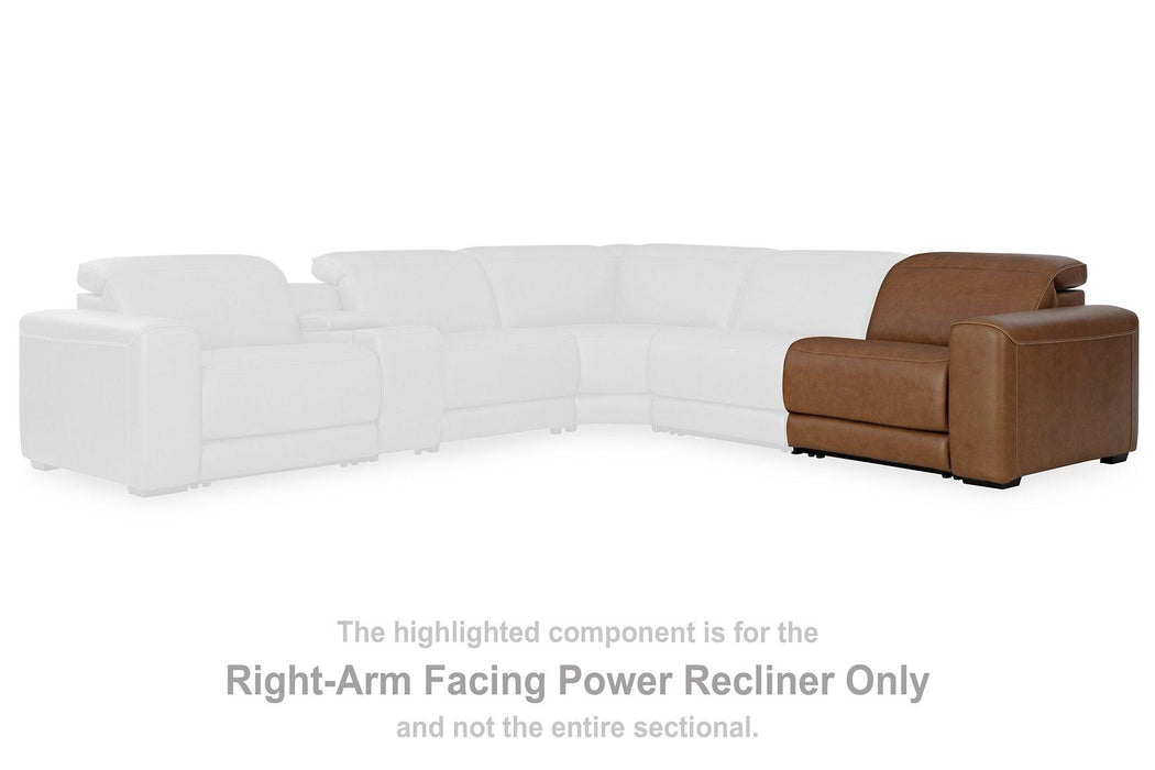 Magic Man 5-Piece Power Reclining Sectional - In Home Furniture (San Antonio, TX)