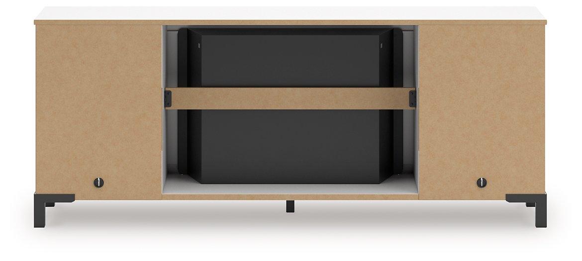Brollevi 60" TV Stand with Electric Fireplace