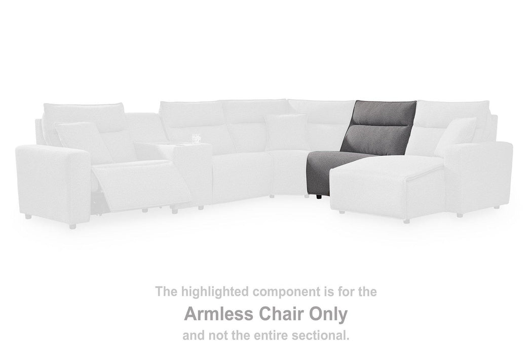 Modmax II Power Reclining Sectional with Audio Consoles - In Home Furniture (San Antonio, TX)