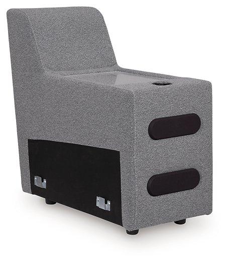 Modmax II Power Reclining Sectional with Audio Consoles - In Home Furniture (San Antonio, TX)