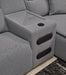 Modmax II Power Reclining Sectional with Audio Consoles - In Home Furniture (San Antonio, TX)