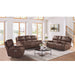 Atlantis 3PC Living Room Set in Heritage Brown-Sofa, Loveseat & Recliner - In Home Furniture (San Antonio, TX)