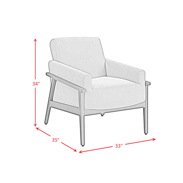 Ava Chair in Langley Cocoa - In Home Furniture (San Antonio, TX)