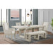 Avalanche Dining Bench in Antique White - In Home Furniture (San Antonio, TX)