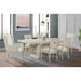 Avalanche Standard Height Dining Set in Antique White-Table and Four Chairs - In Home Furniture (San Antonio, TX)