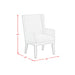 Avalanche Dining Arm Chair in Antique White (2 Per Carton) - In Home Furniture (San Antonio, TX)