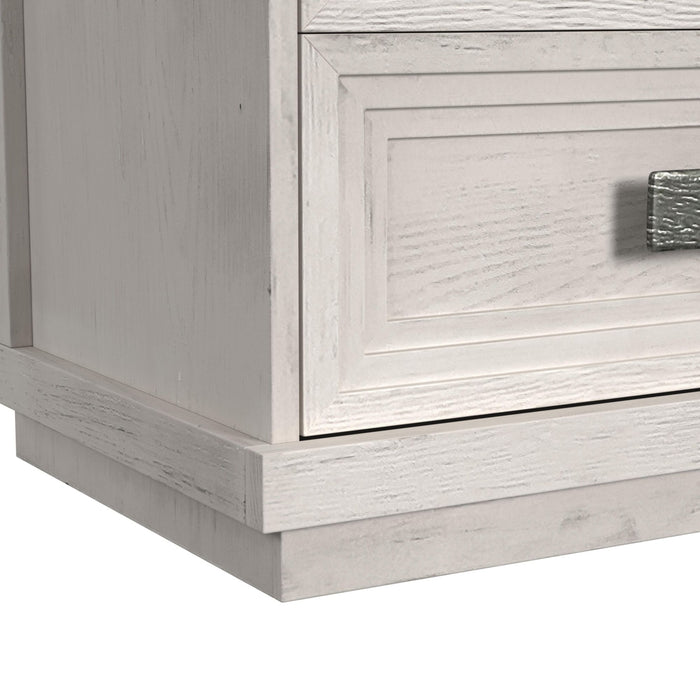 Avalanche 5-Drawer Chest in Antique White - In Home Furniture (San Antonio, TX)