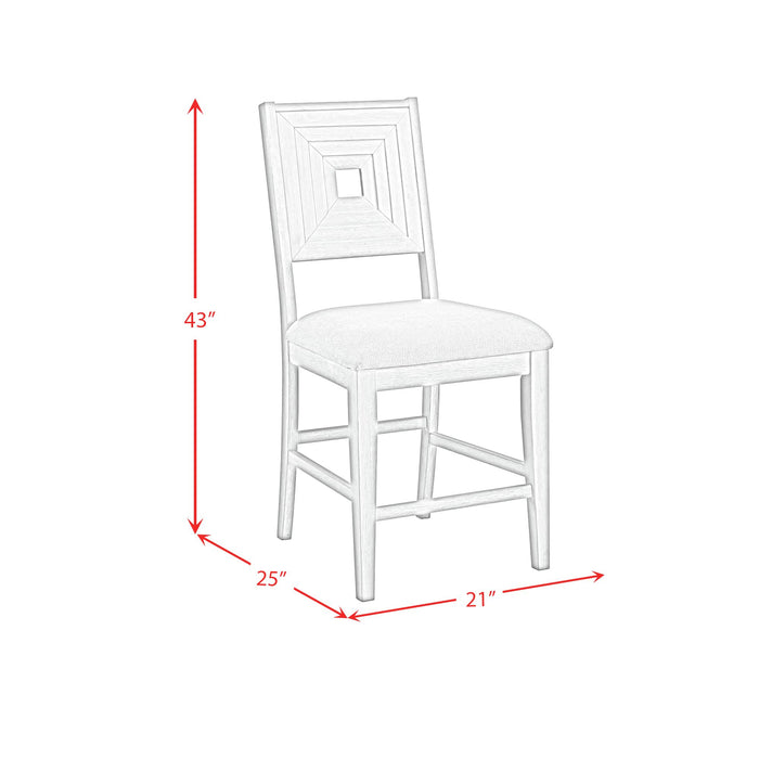 Avalanche Counter Side Chair in Antique White (2 Per Carton)