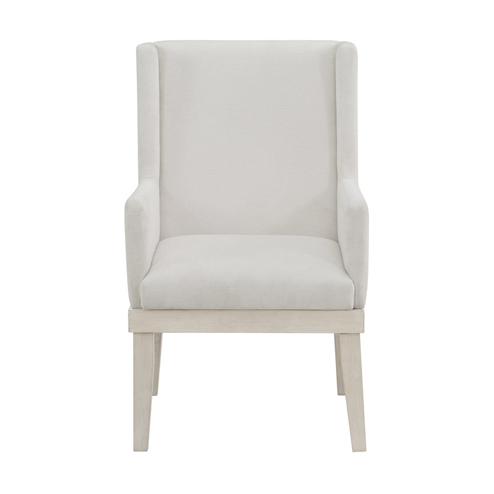 Avalanche Dining Arm Chair in Antique White (2 Per Carton) - In Home Furniture (San Antonio, TX)
