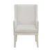 Avalanche Dining Arm Chair in Antique White (2 Per Carton) - In Home Furniture (San Antonio, TX)