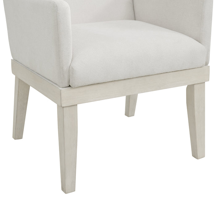 Avalanche Dining Arm Chair in Antique White (2 Per Carton) - In Home Furniture (San Antonio, TX)