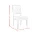 Avalanche Dining Side Chair in Antique White (2 Per Carton) - In Home Furniture (San Antonio, TX)