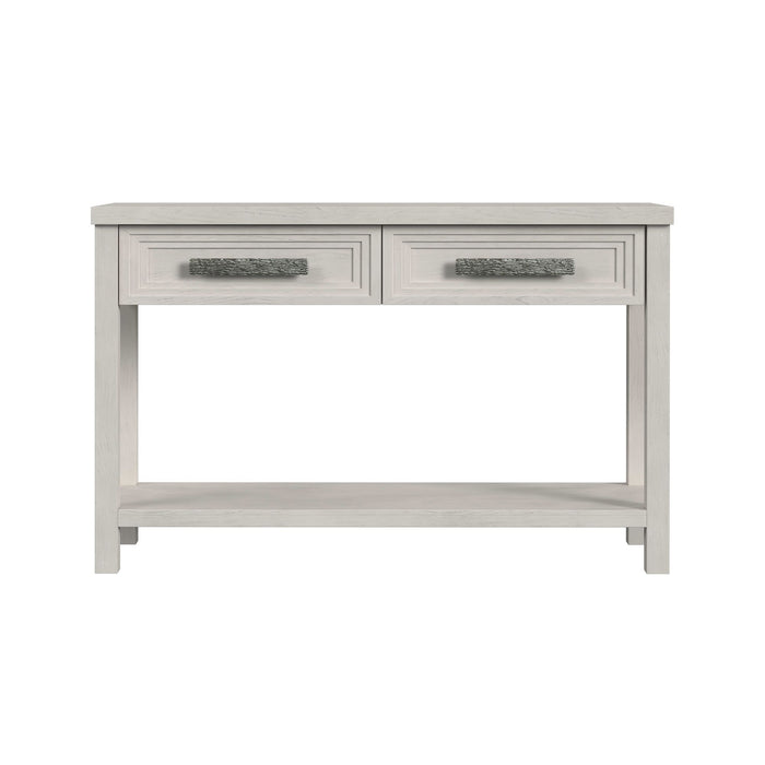 Avalanche Sofa Table in Antique White - In Home Furniture (San Antonio, TX)