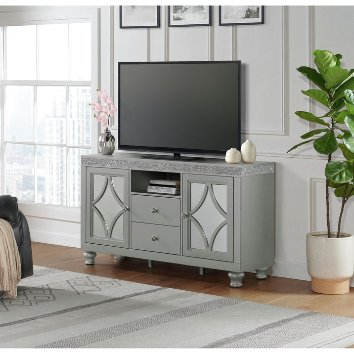 Avril 60" TV Stand in Silver