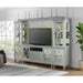 Avril 70" TV Stand in Silver - In Home Furniture (San Antonio, TX)