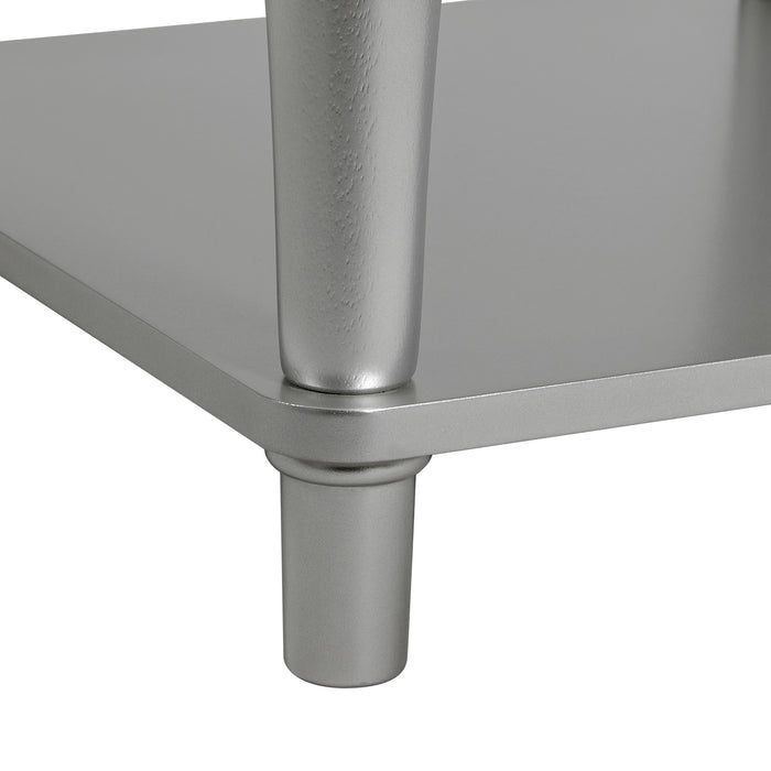 Avril Sofa Table in Silver - In Home Furniture (San Antonio, TX)