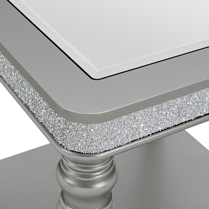 Avril Sofa Table in Silver - In Home Furniture (San Antonio, TX)