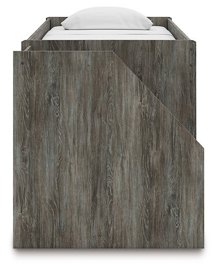 Frandern Loft Bed with Drawer Storage - In Home Furniture (San Antonio, TX)