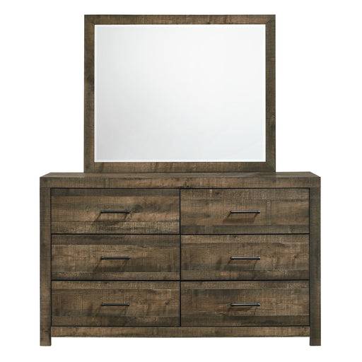 Bailey Drift Dresser & Mirror Set - In Home Furniture (San Antonio, TX)