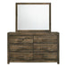 Bailey Drift Dresser & Mirror Set - In Home Furniture (San Antonio, TX)