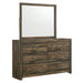 Bailey Drift Dresser & Mirror Set - In Home Furniture (San Antonio, TX)