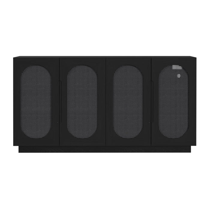 Bahama Breeze Server in Black - In Home Furniture (San Antonio, TX)