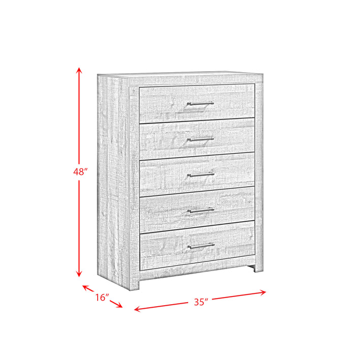 Bailey Chest Drift Finish - In Home Furniture (San Antonio, TX)