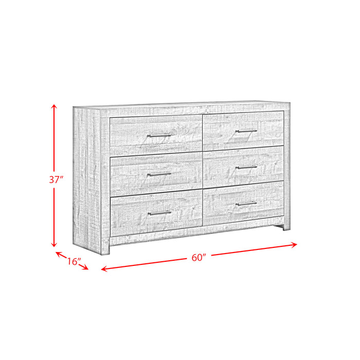 Bailey Dresser Drift Finish - In Home Furniture (San Antonio, TX)