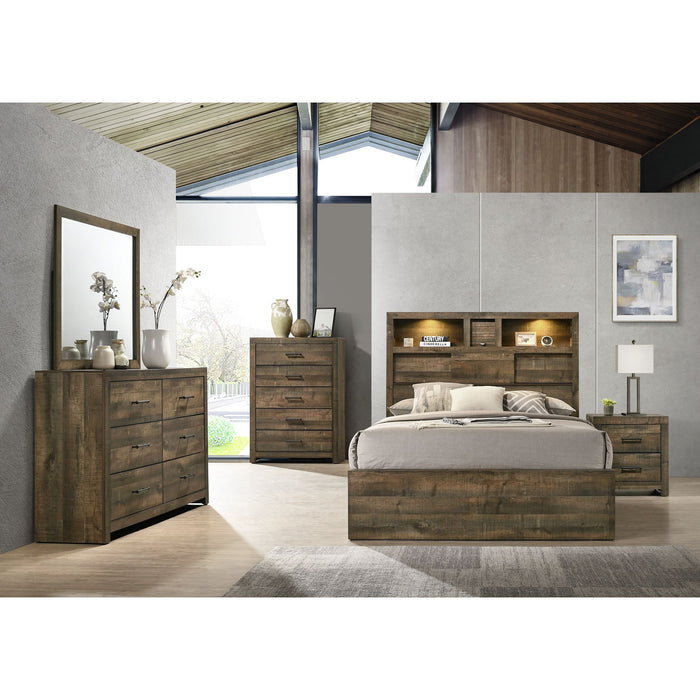 Bailey Drift Dresser & Mirror Set - In Home Furniture (San Antonio, TX)
