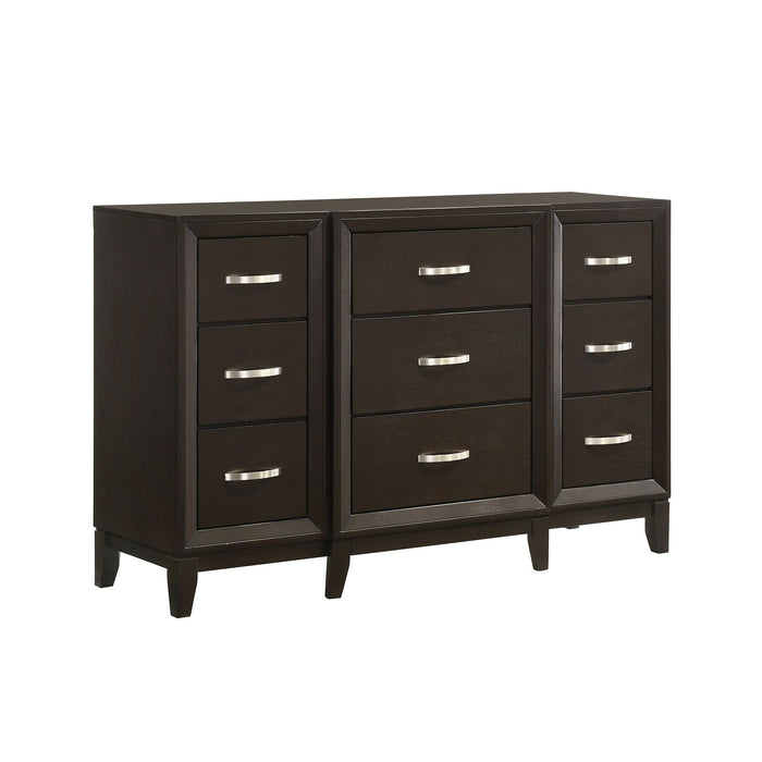 Beaumont 9-Drawer Dresser in Merlot - In Home Furniture (San Antonio, TX)