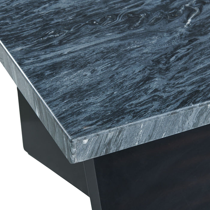 Beckley Coffee Table Complete in Dark Marble Top